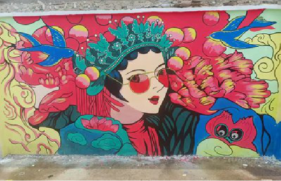 融安墙体彩绘-网红墙