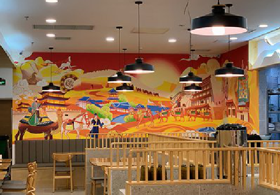 融安商业空间彩绘介绍。