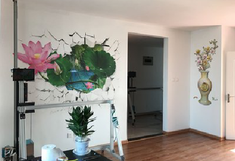 融安墙体彩绘相比墙纸的优势。