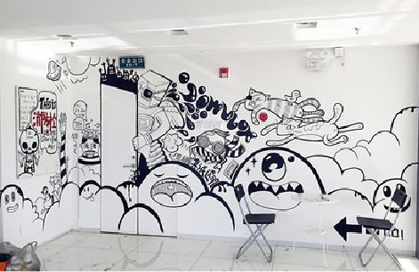 融安手绘墙并非传统涂鸦。