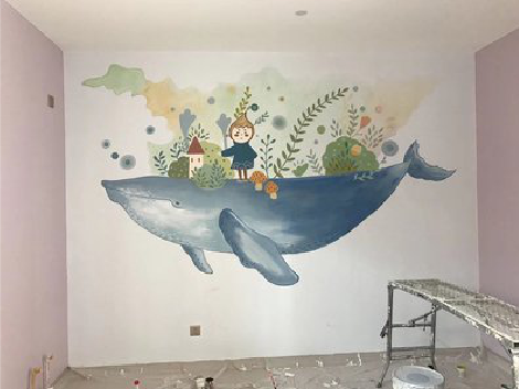 融安手绘墙的特点及优势。